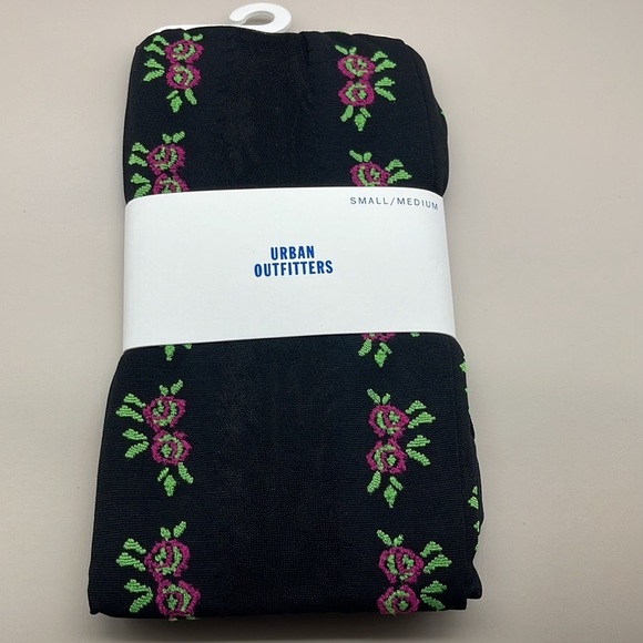 UO Astrid Floral Tight, Black + Red Floral, S/M or M/L, NWT - Picture 5 of 8